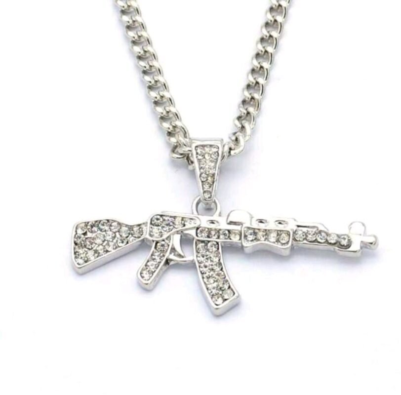 Curb Chain&Gun Pendant – frozen jewellery